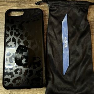 Loopy case midnight leopard iPhone 8plus